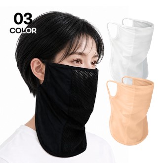 여름용 UV 자외선 햇빛 차단 스포츠 아이스 쿨링 메쉬 마스크
